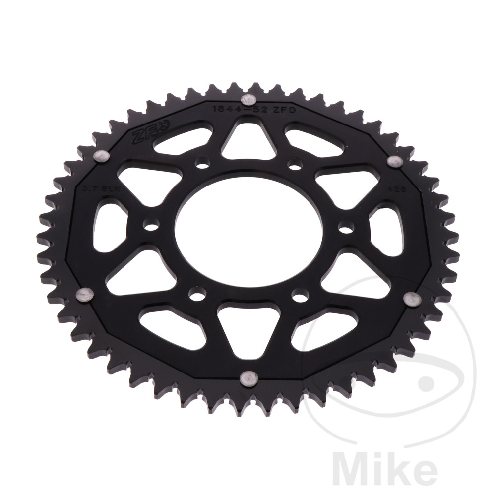 Couronne Bi-Matière 52 Dents PAS 428 Noi Couronne Bi-Matière 52 Dents PAS 428 Noi