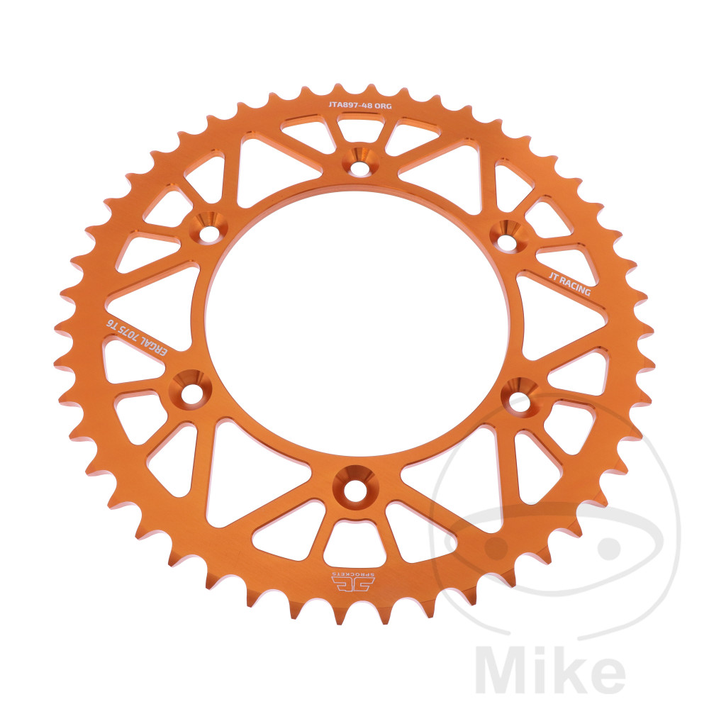 Couronne Alu 48 Dents PAS 520 Orange Couronne Alu 48 Dents PAS 520 Orange