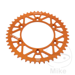 Couronne Alu 47 Dents PAS 520 Orange