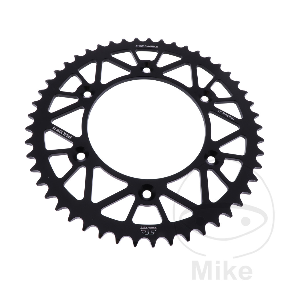 Couronne Alu 49 Dents PAS 520 Noir Couronne Alu 49 Dents PAS 520 Noir