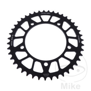 Couronne Alu 43 Dents PAS 520 Noir