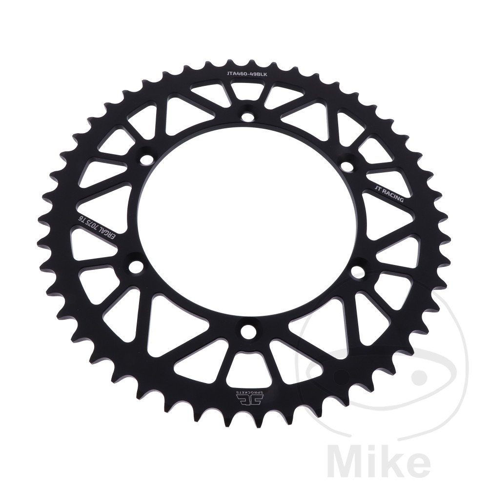 Couronne Alu 49 Dents PAS 520 Noir Couronne Alu 49 Dents PAS 520 Noir