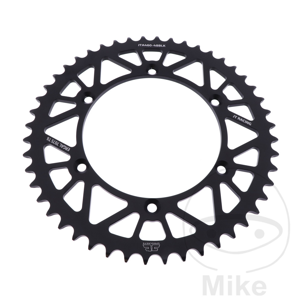 Couronne Alu 48 Dents PAS 520 Noir Couronne Alu 48 Dents PAS 520 Noir