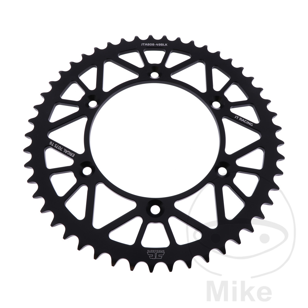 Couronne Alu 49 Dents PAS 520 Noir Couronne Alu 49 Dents PAS 520 Noir