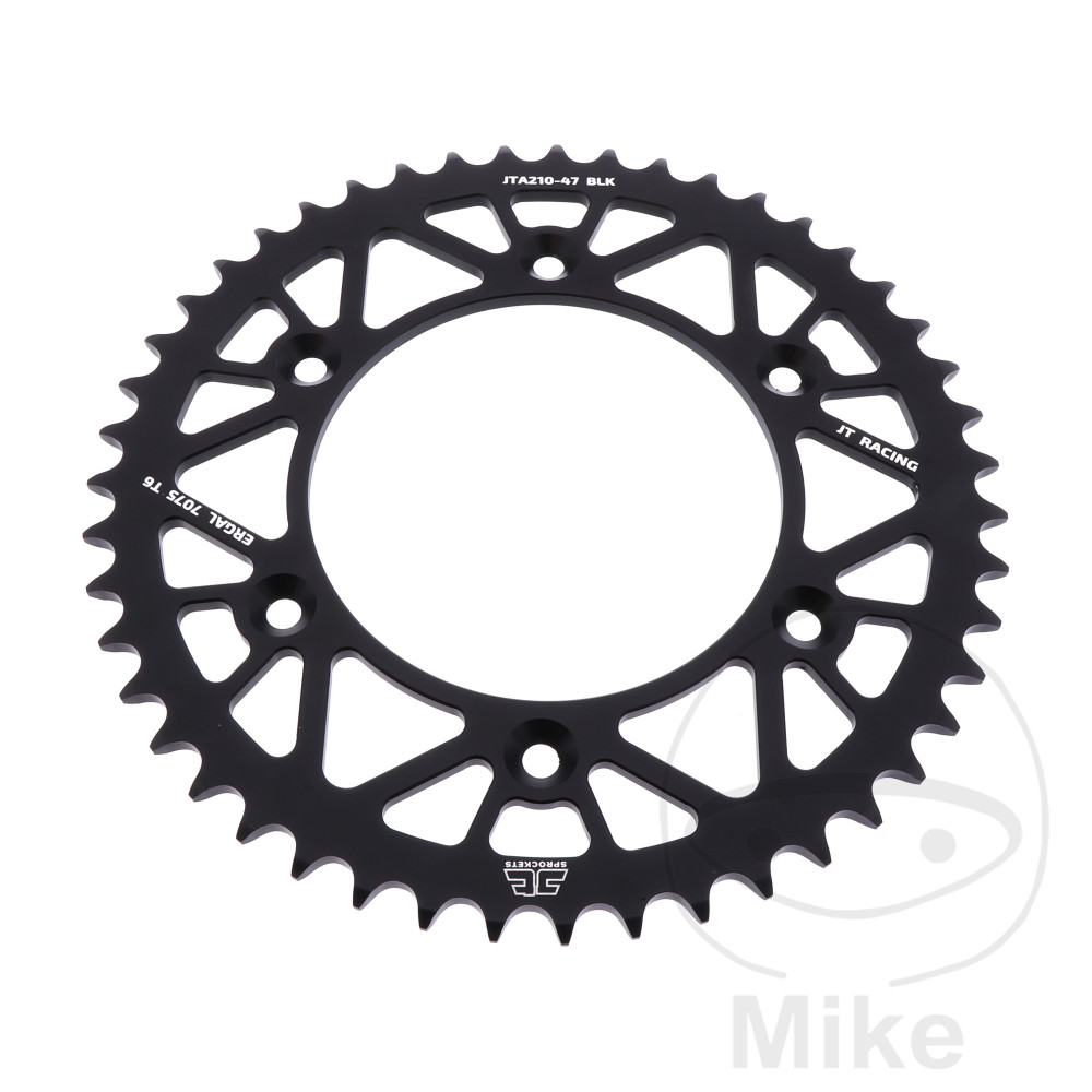 Couronne Alu 47 Dents PAS 520 Noir Couronne Alu 47 Dents PAS 520 Noir