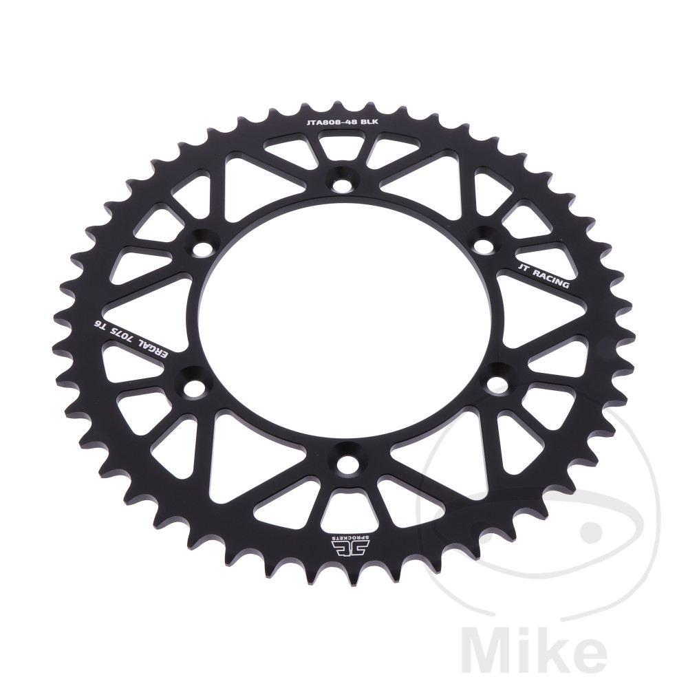 Couronne Alu 48 Dents PAS 520 Noir Couronne Alu 48 Dents PAS 520 Noir