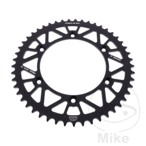 Couronne Alu 49 Dents PAS 520 Noir