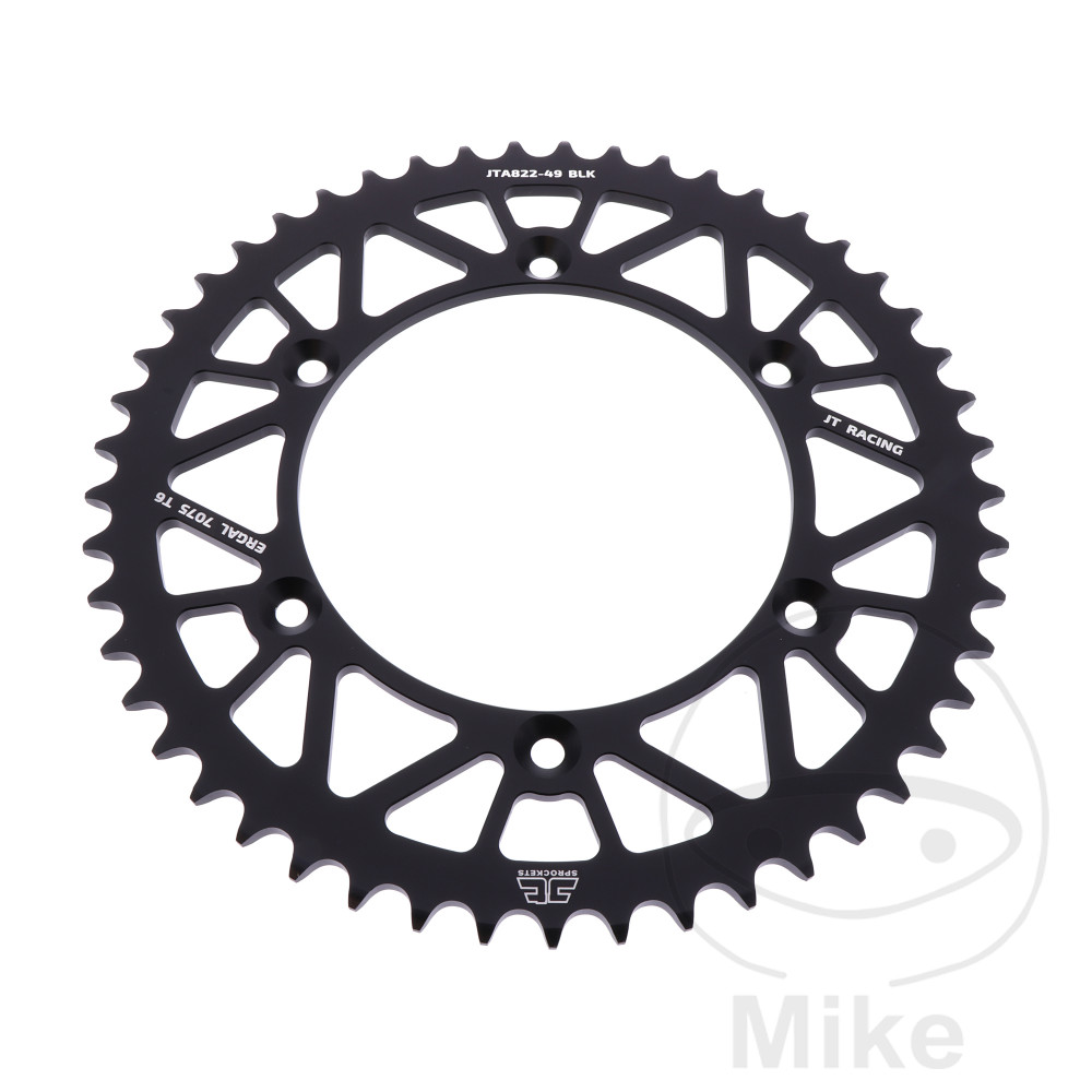 Couronne Alu 49 Dents PAS 520 Noir Couronne Alu 49 Dents PAS 520 Noir