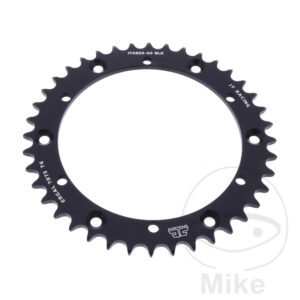 Couronne Alu 40 Dents PAS 520 Noir