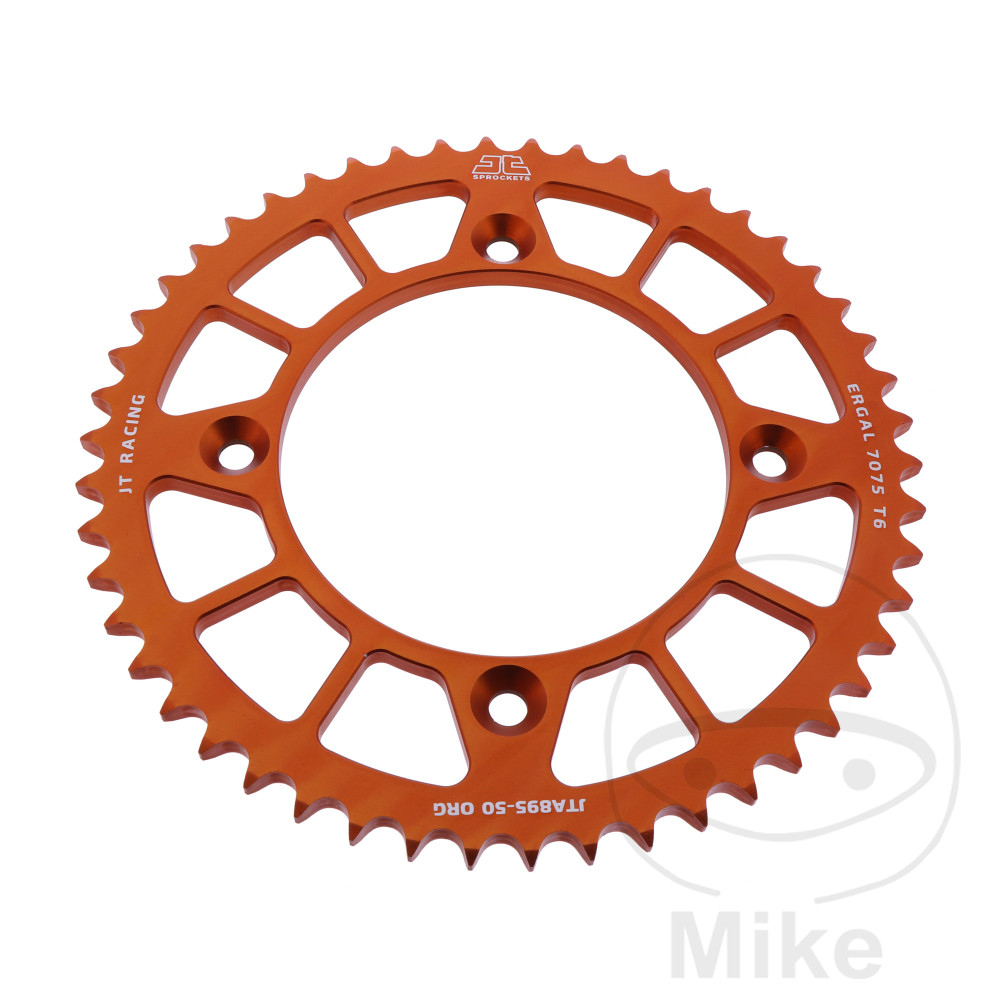 Couronne Alu 50 Dents PAS 428 Orange Couronne Alu 50 Dents PAS 428 Orange