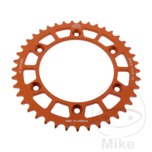 Couronne Alu 41 Dents PAS 520 Orange