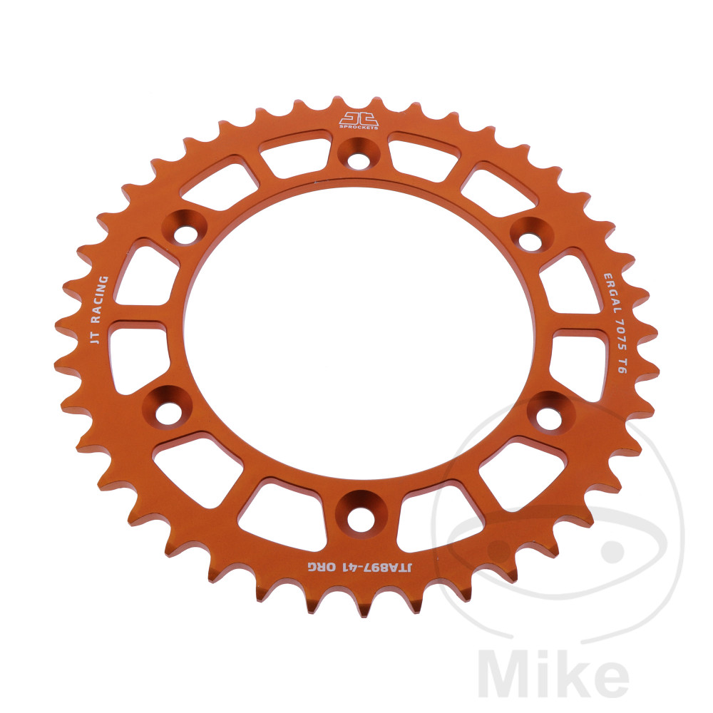 Couronne Alu 41 Dents PAS 520 Orange Couronne Alu 41 Dents PAS 520 Orange