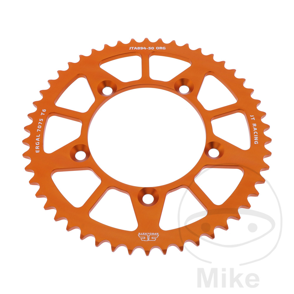 Couronne Alu 50 Dents PAS 420 Orange Couronne Alu 50 Dents PAS 420 Orange
