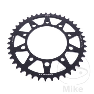 Couronne Alu 43 Dents PAS 520 Noir