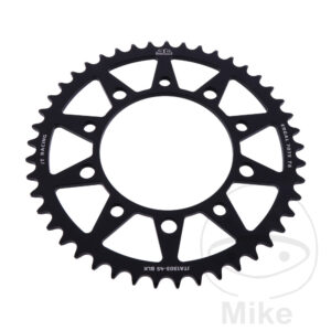 Couronne Alu 45 Dents PAS 520 Noir