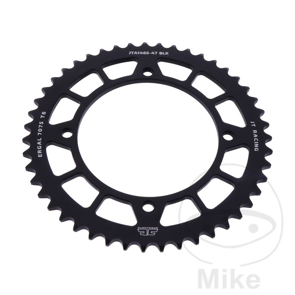 Couronne Alu 47 Dents PAS 420 Noir Couronne Alu 47 Dents PAS 420 Noir