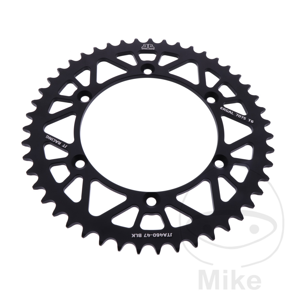 Couronne Alu 47 Dents PAS 520 Noir Couronne Alu 47 Dents PAS 520 Noir