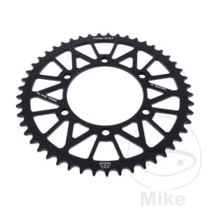 Couronne Alu 49 Dents PAS 520 Noir