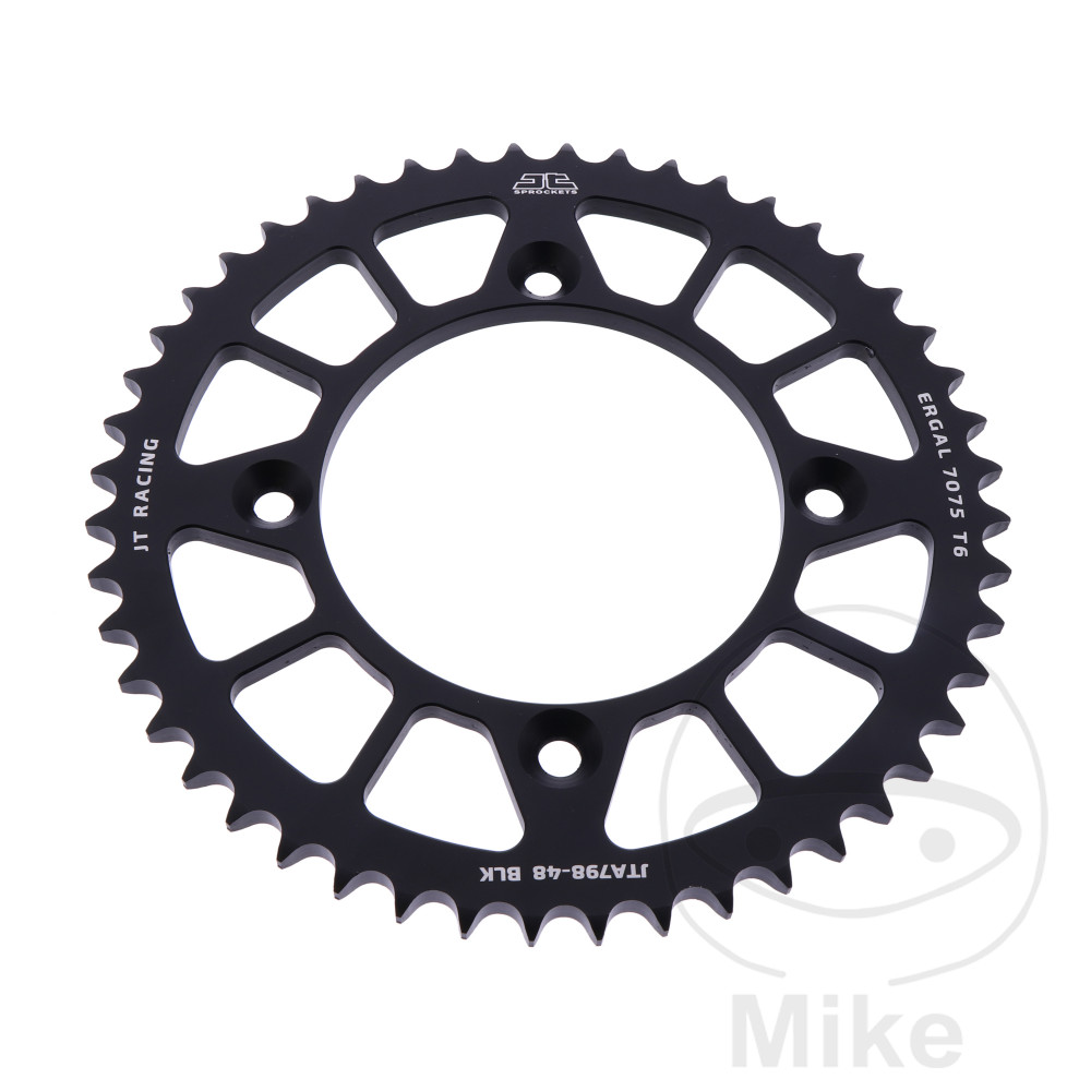 Couronne Alu 48 Dents PAS 428 Noir Couronne Alu 48 Dents PAS 428 Noir