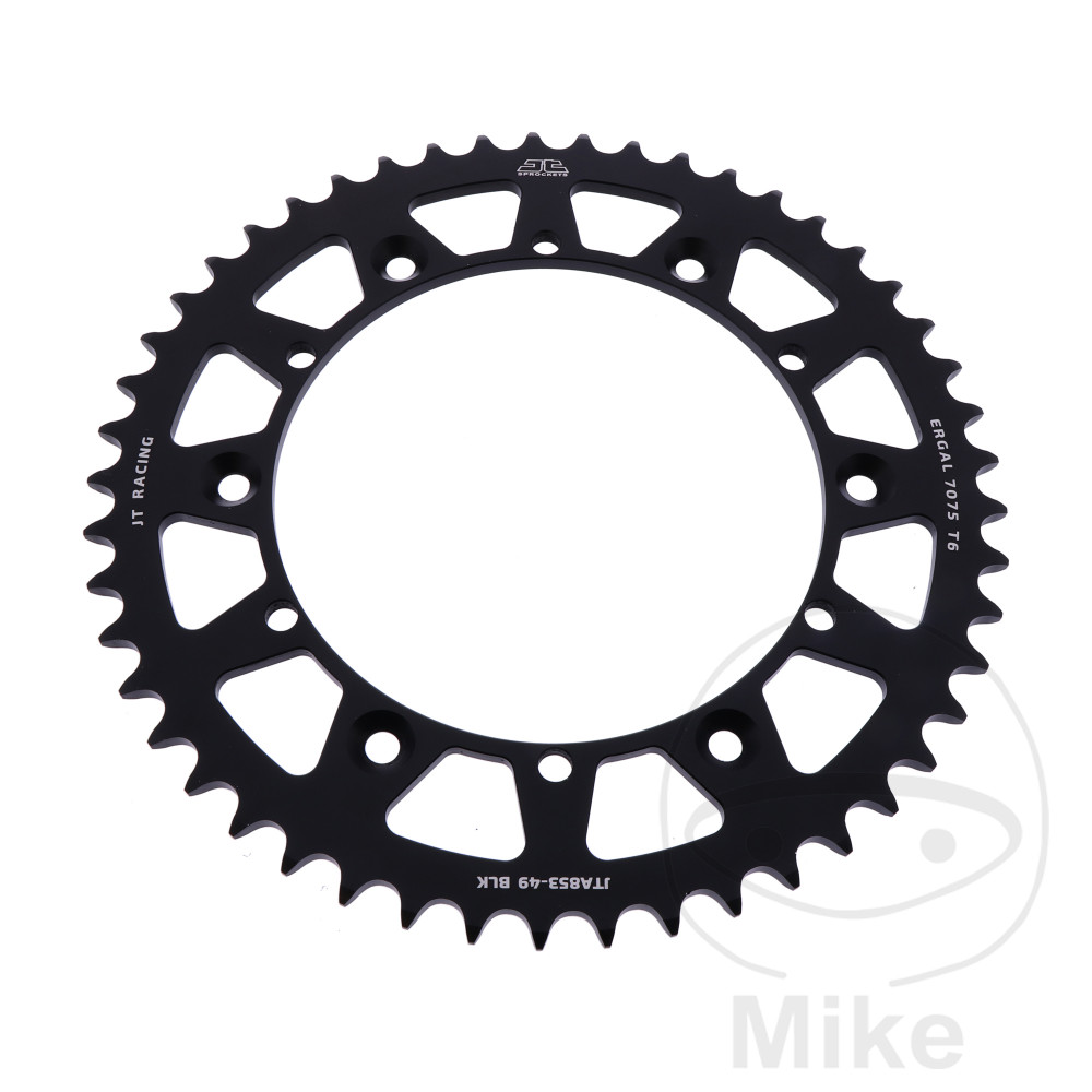 Couronne Alu 49 Dents PAS 520 Noir Couronne Alu 49 Dents PAS 520 Noir