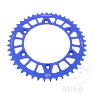 Couronne Alu 45 Dents PAS 520 Bleu