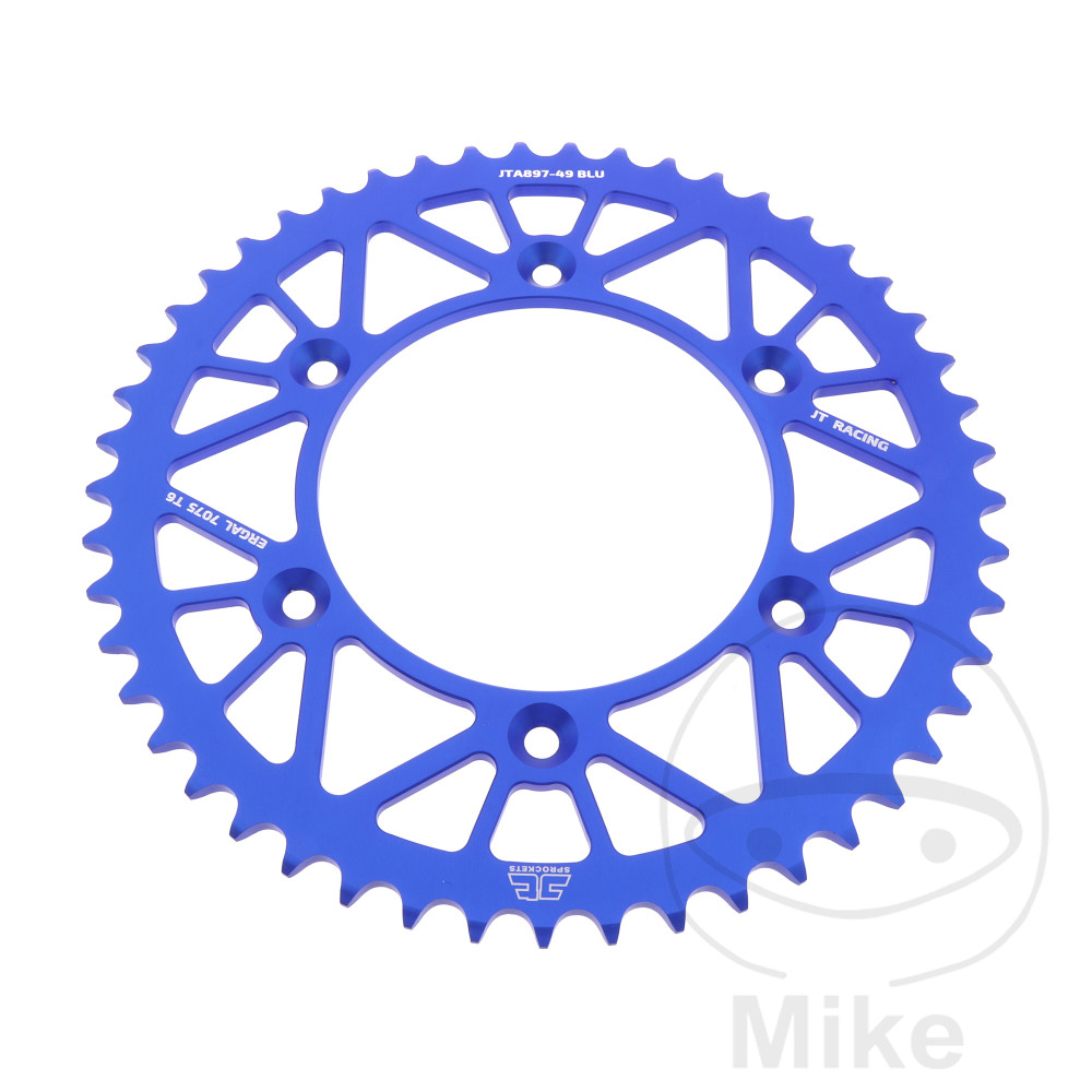 Couronne Alu 49 Dents PAS 520 Bleu Couronne Alu 49 Dents PAS 520 Bleu