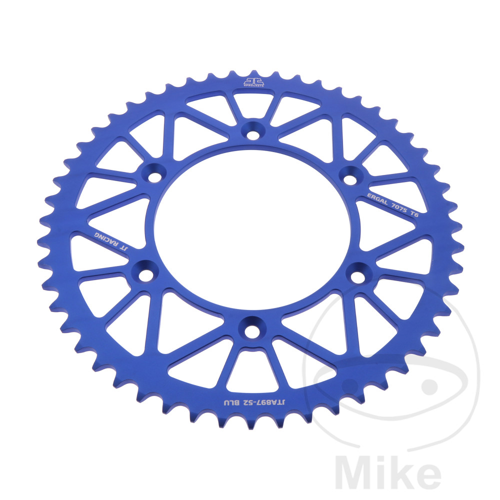 Couronne Alu 52 Dents PAS 520 Bleu Couronne Alu 52 Dents PAS 520 Bleu