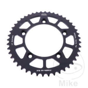 Couronne Aluminium 46 dents PAS 420 noir