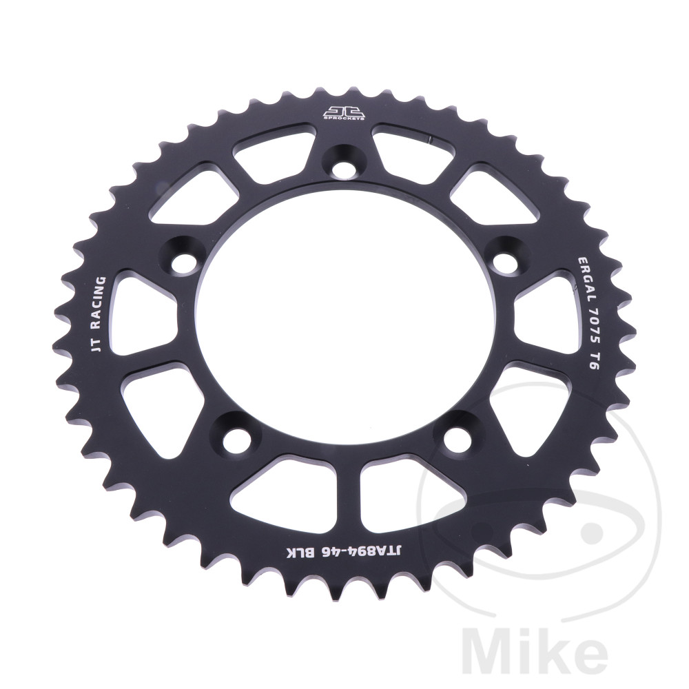 Couronne Aluminium 46 dents PAS 420 noir Couronne Aluminium 46 dents PAS 420 noir