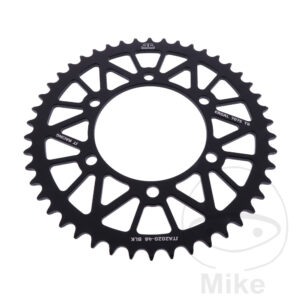 Couronne Aluminium 46 dents PAS 520 noir