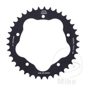 Couronne Aluminium 38 dents PAS 520 noir