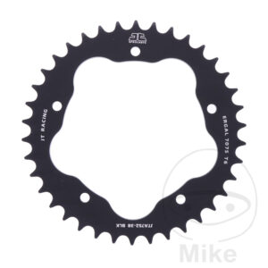 Couronne Aluminium 38 dents PAS 525 noir