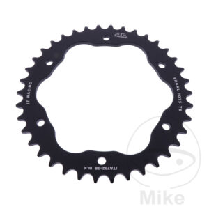 Couronne Aluminium 38 dents PAS 520 noir