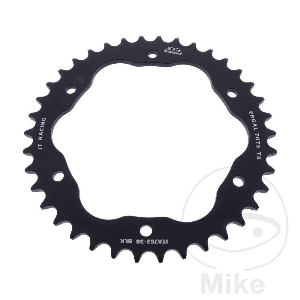 Couronne Aluminium 38 dents PAS 520 noir Couronne Aluminium 38 dents PAS 520 noir