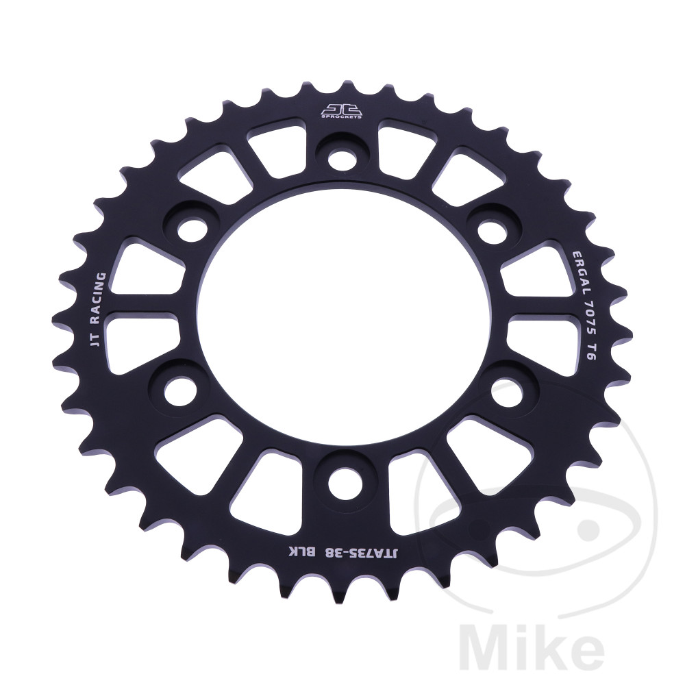 Couronne Aluminium 38 dents PAS 520 noir Couronne Aluminium 38 dents PAS 520 noir