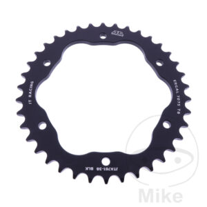 Couronne Aluminium 38 dents PAS 525 noir