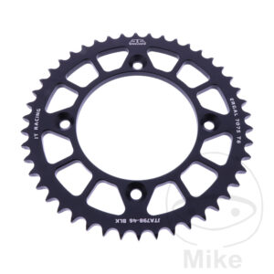 Couronne Aluminium 46 dents PAS 428 noir