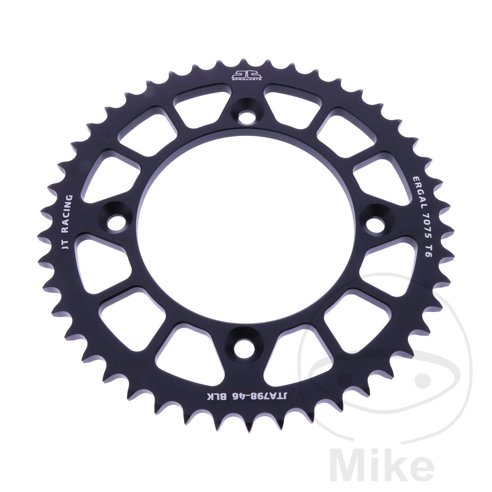 Couronne Aluminium 46 dents PAS 428 noir Couronne Aluminium 46 dents PAS 428 noir