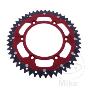 Couronne Dual 49 dents PAS 520 Rouge