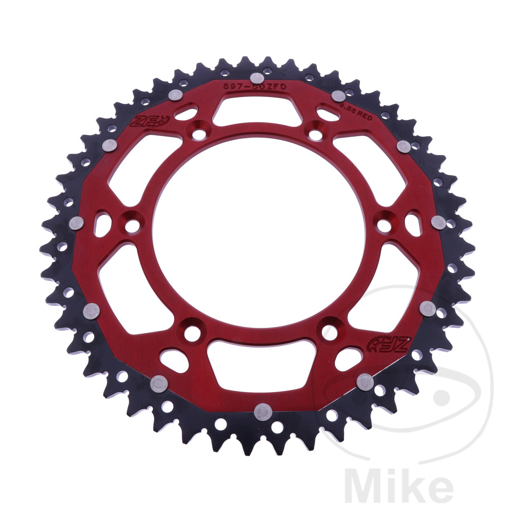 Couronne Dual 50 dents PAS 520 Rouge Couronne Dual 50 dents PAS 520 Rouge