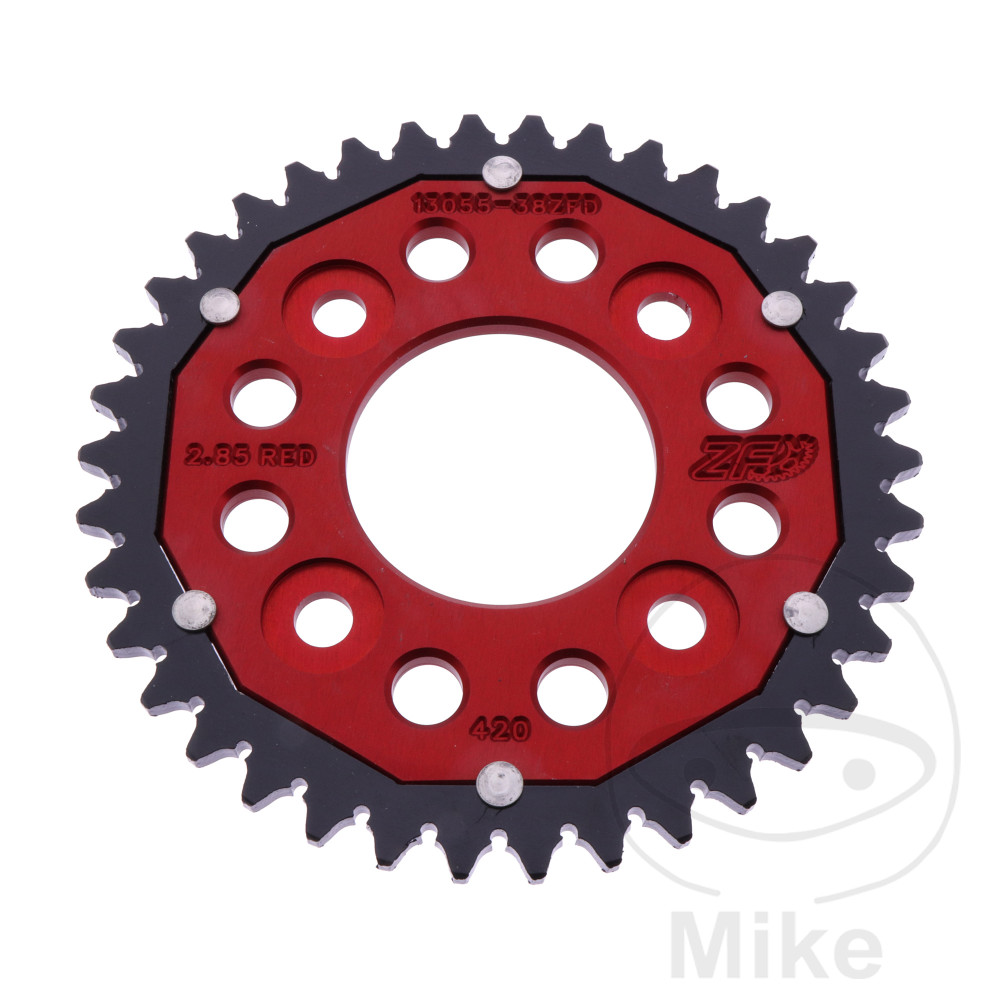 Couronne Dual 38 dents PAS 420 Rouge Couronne Dual 38 dents PAS 420 Rouge