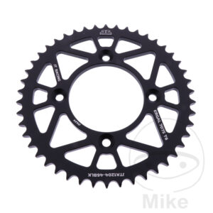 Couronne Aluminium 46 dents PAS 428 noir