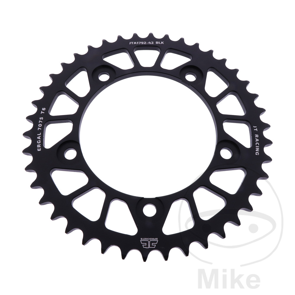 Couronne Aluminium 42 Dents PAS 525 noir Couronne Aluminium 42 Dents PAS 525 noir