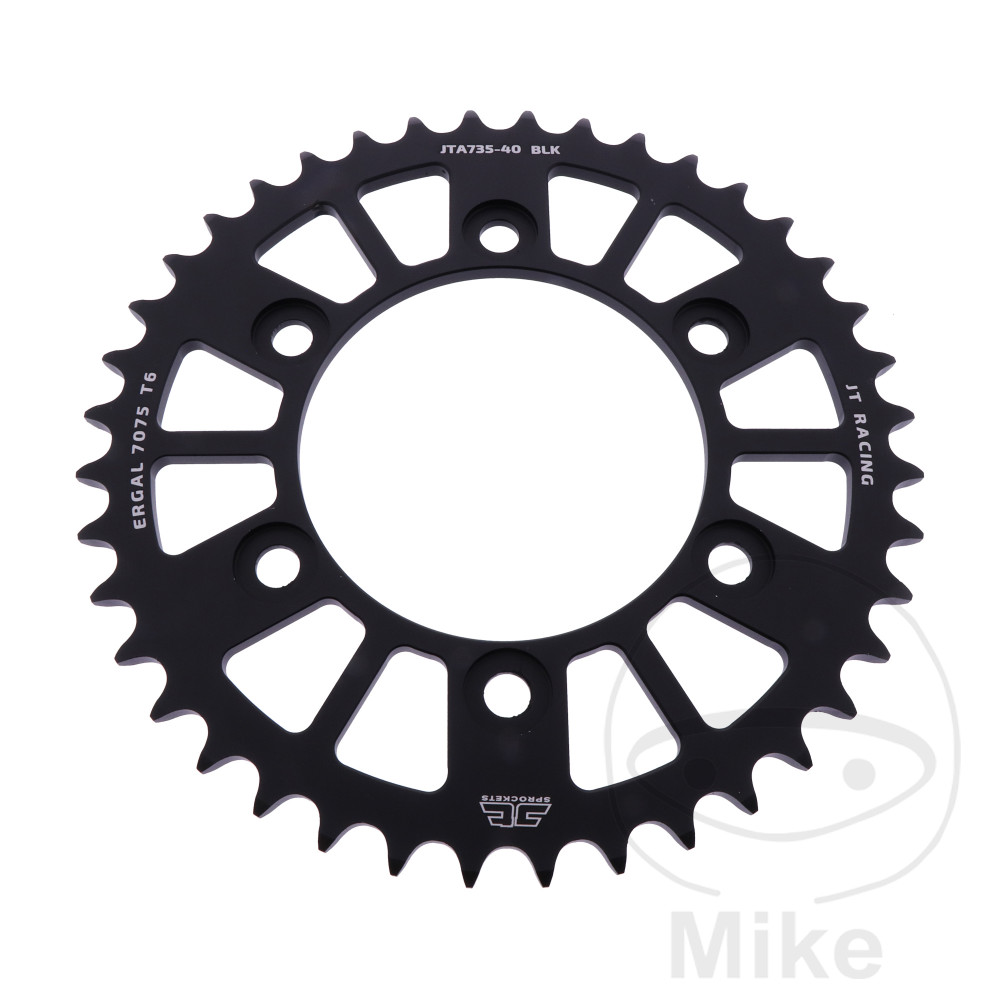 Couronne Aluminium 40 dents PAS 520 noir Couronne Aluminium 40 dents PAS 520 noir