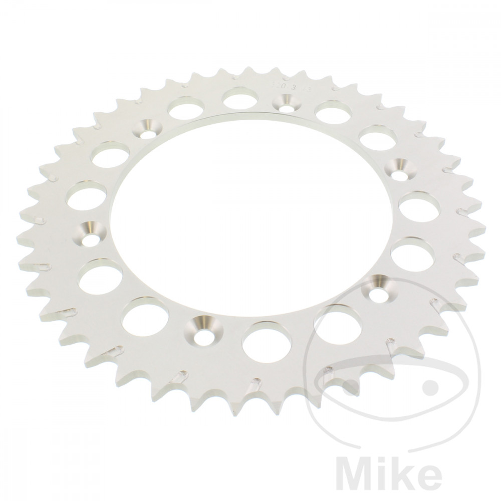 Couronne Alu 43 Dents PAS 520 Silver Couronne Alu 43 Dents PAS 520 Silver