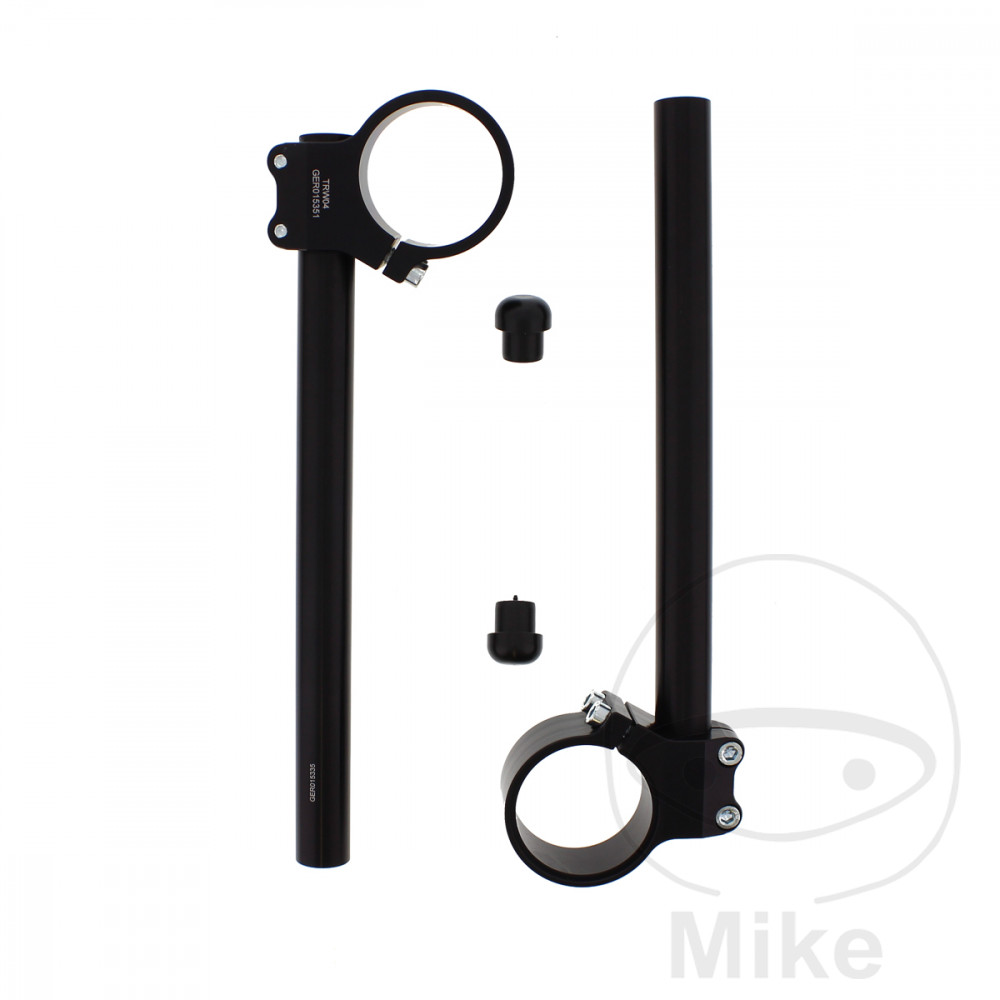 Guidon en Alu Noir racing 22mm TRW Guidon en Alu Noir racing 22mm TRW