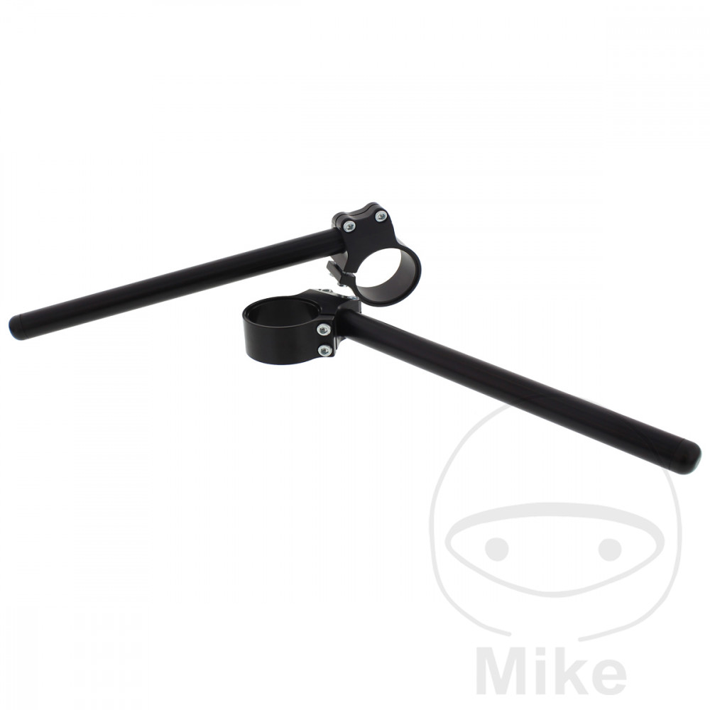 Guidon en Alu Noir racing 22mm TRW Guidon en Alu Noir racing 22mm TRW