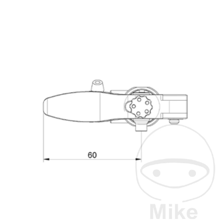 Maître cylindre de frein au pouce Accoss Maître cylindre de frein au pouce Accoss – Image 2