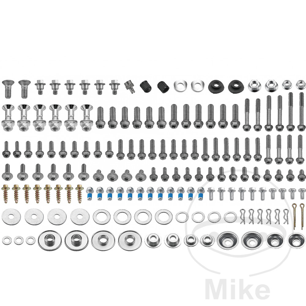 Assortiment de vis moto JMP 160 Pièces POUR KTM / HUSABERG Assortiment de vis moto JMP 160 Pièces