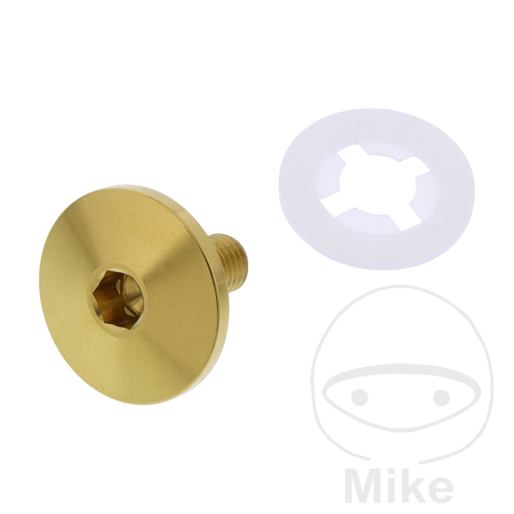 Vis de couvre culasse M7x1.00 11mm Or Vis de cache culbuteur